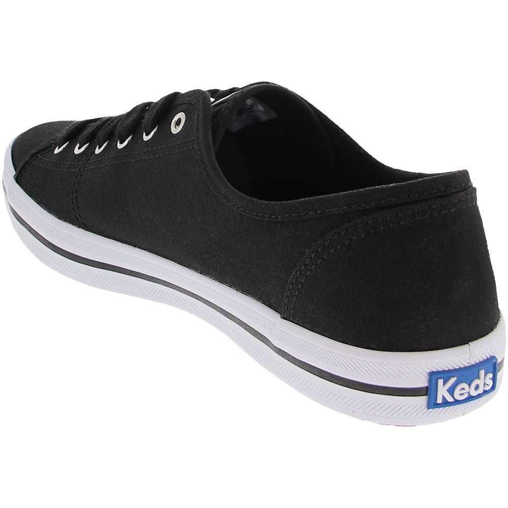 Keds Kickstart Lifestyle Shoes - Womens Black White Back View