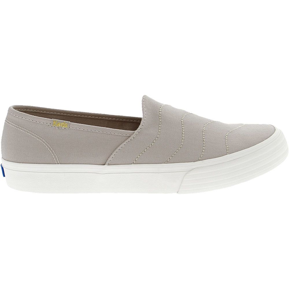 Keds Double Decker Wave Lifestyle Shoes - Womens Grey Side View