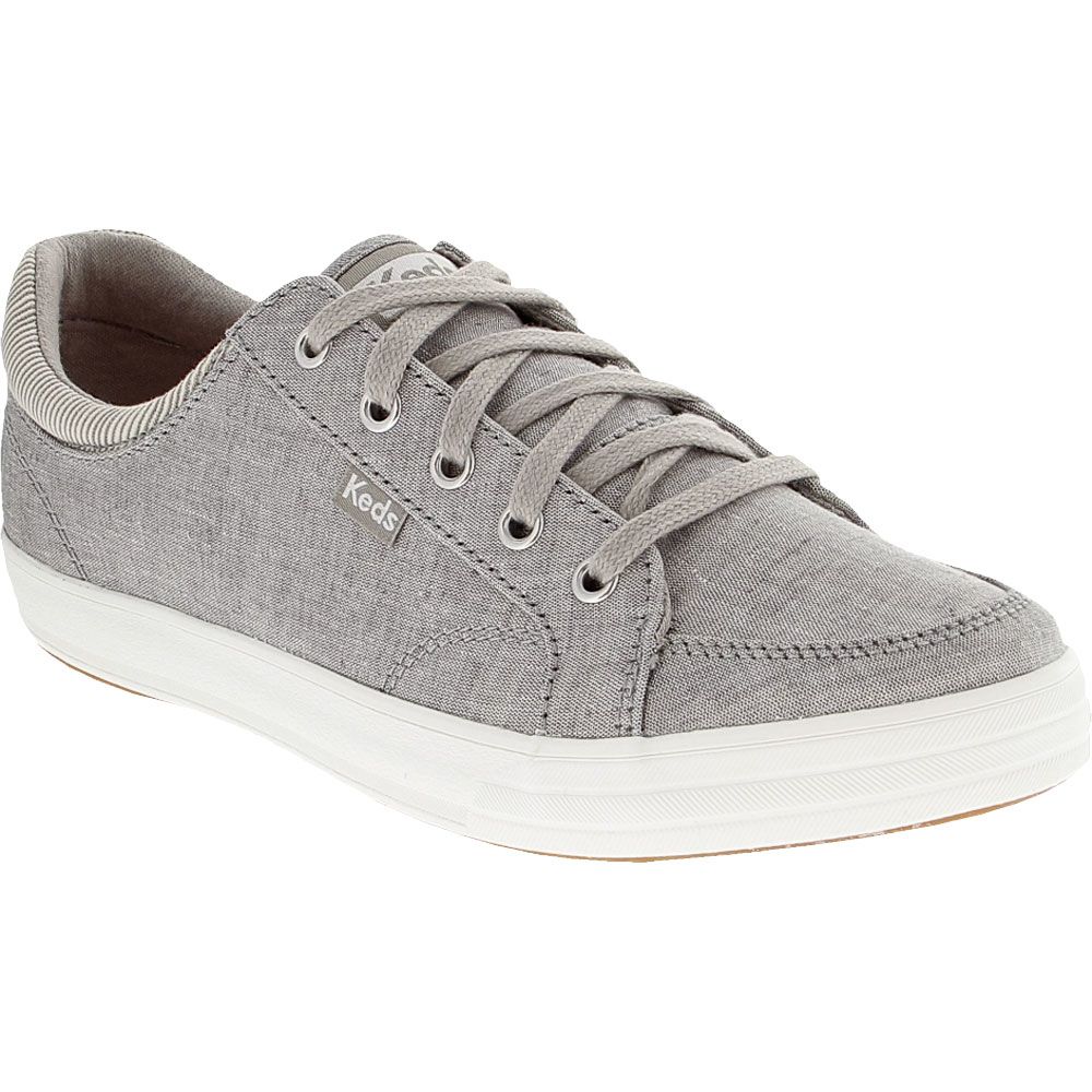 Keds Center II Chambray Womens Lifestyle Shoes Grey