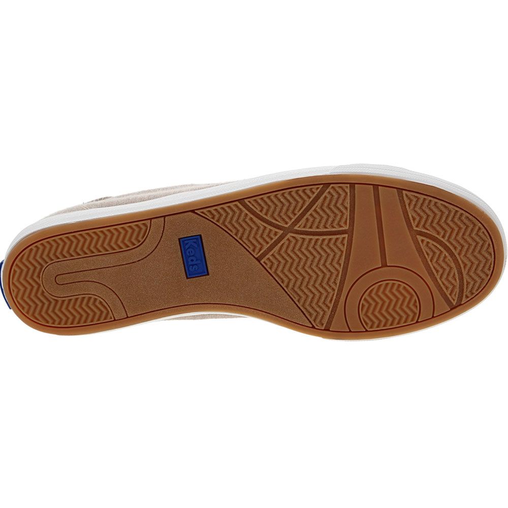 Keds Center 3 Chambray Lifestyle Shoes - Womens Tan Sole View