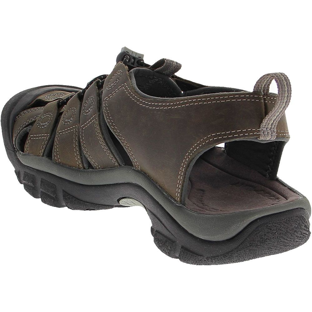 KEEN Newport Outdoor Sandals - Mens Neutral Grey Gargoyle Back View