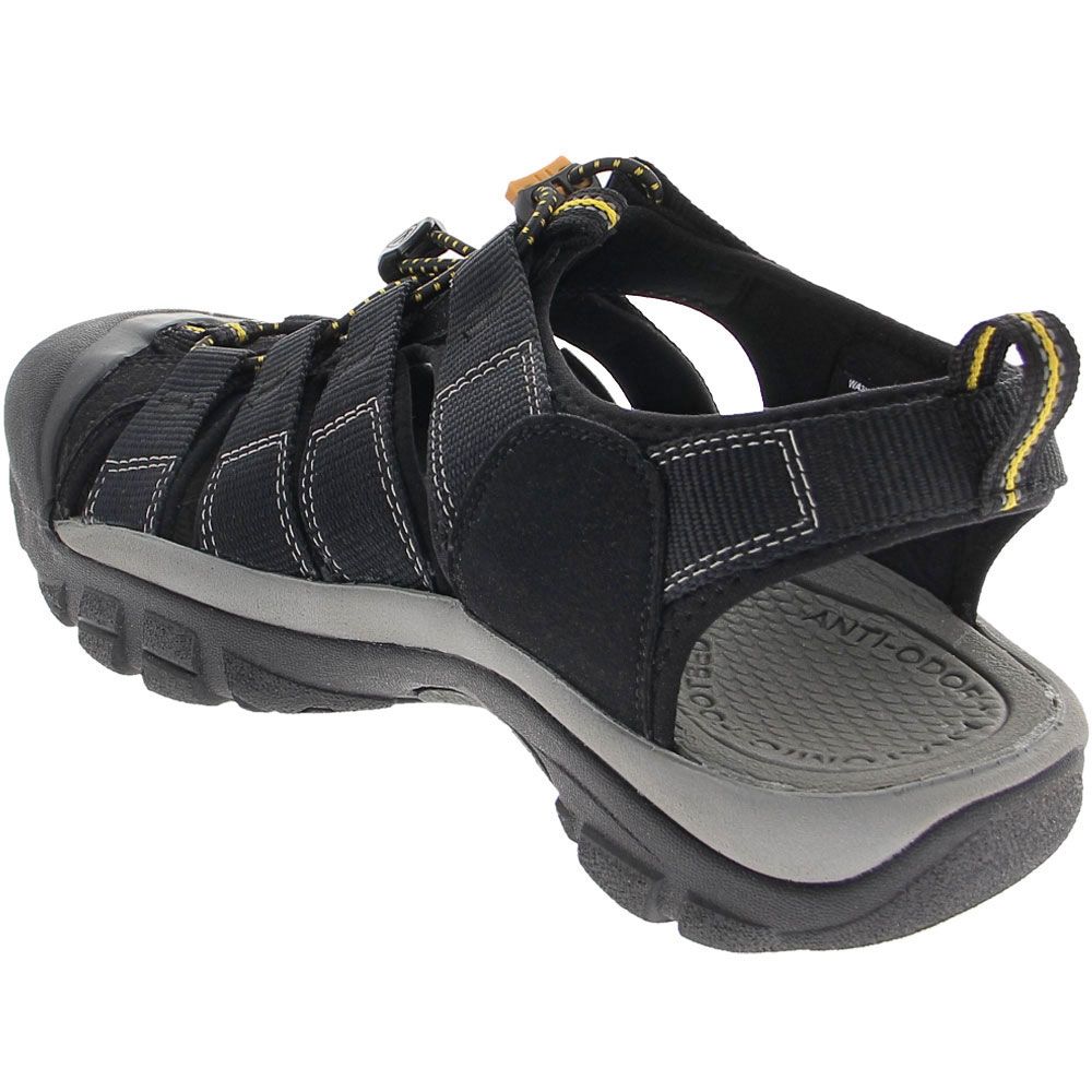 KEEN Newport H2 Outdoor Sandals - Mens Black Back View
