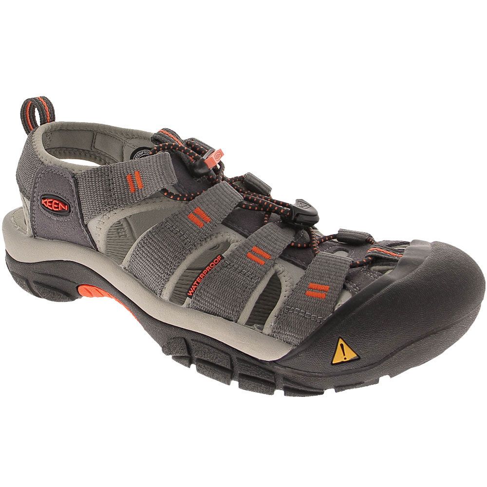 Keen Newport H2 Outdoor Sandals - Mens Magnet Nasturtium Grey