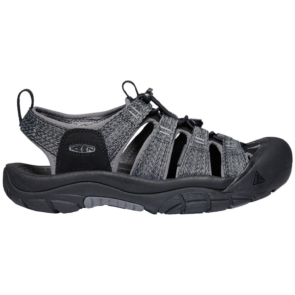KEEN Newport H2 Outdoor Sandals - Mens Black Steel Grey
