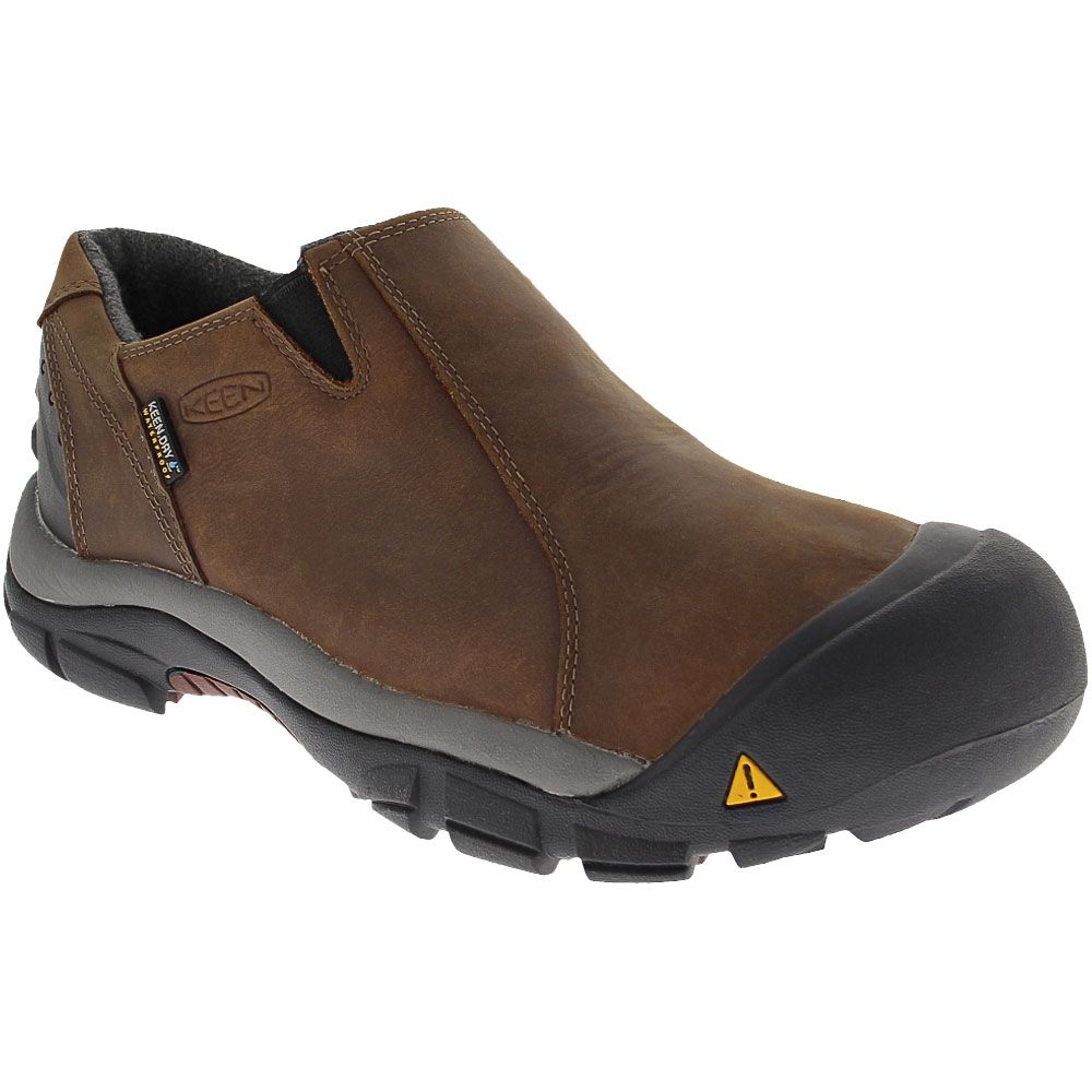 KEEN Brixen Low Casual Shoes - Mens Madder Brown Slate Black