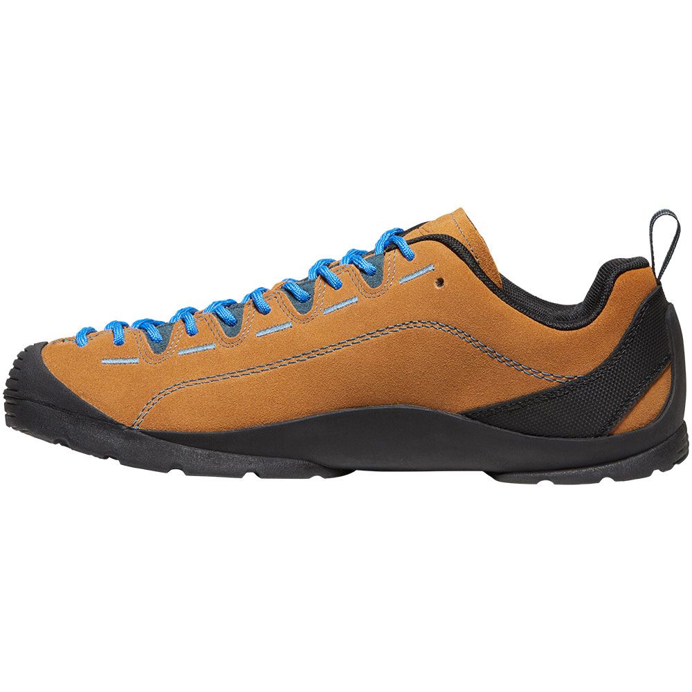 KEEN Jasper Walking Shoes - Mens Cathay Spice Orion Blue Back View