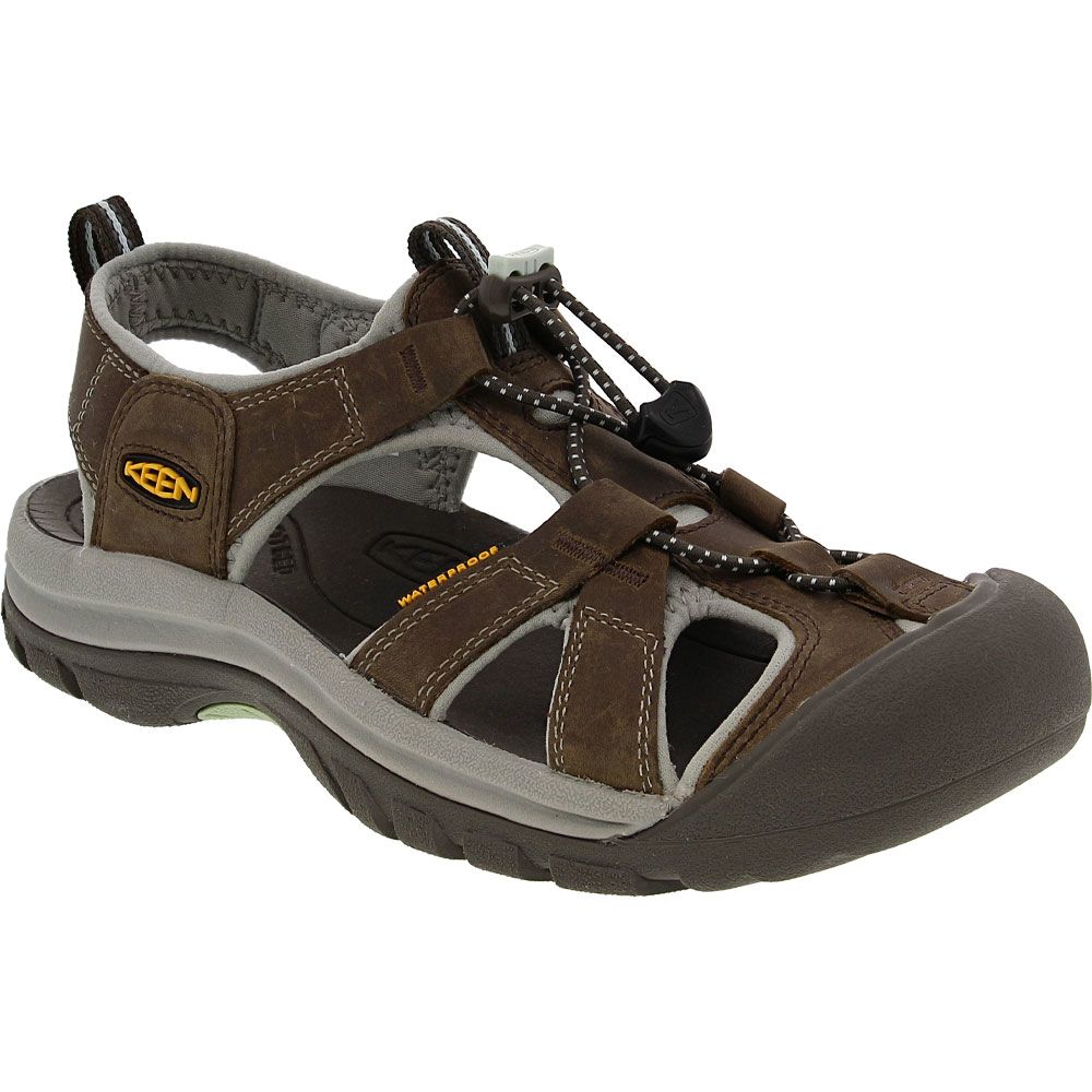 KEEN Venice Leather Outdoor Sandals - Womens Olive