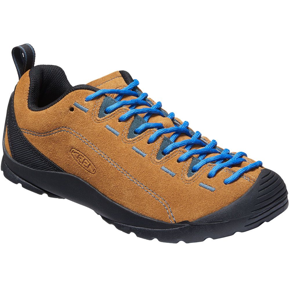 KEEN Jasper Suede Walking Shoes - Womens Cathay Spice Orion Blue