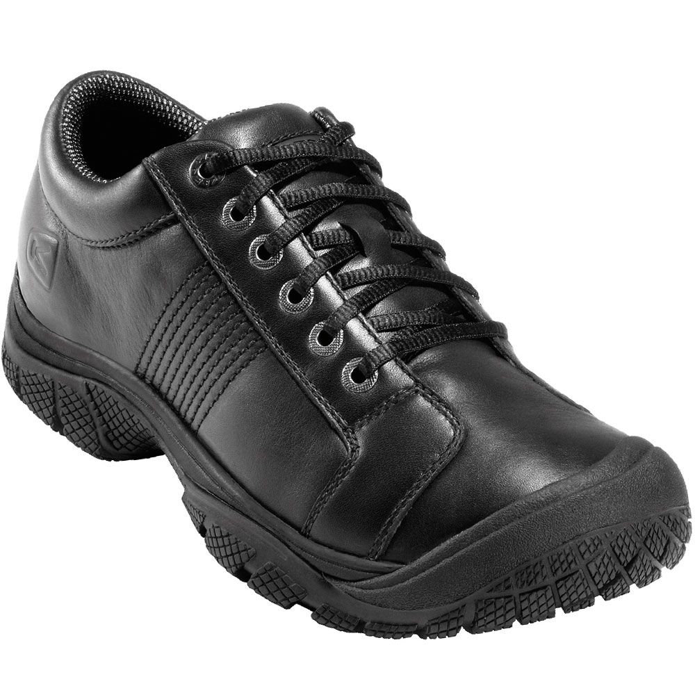 KEEN Utility PTC Oxford Non-Safety Toe Work Shoes - Mens Black