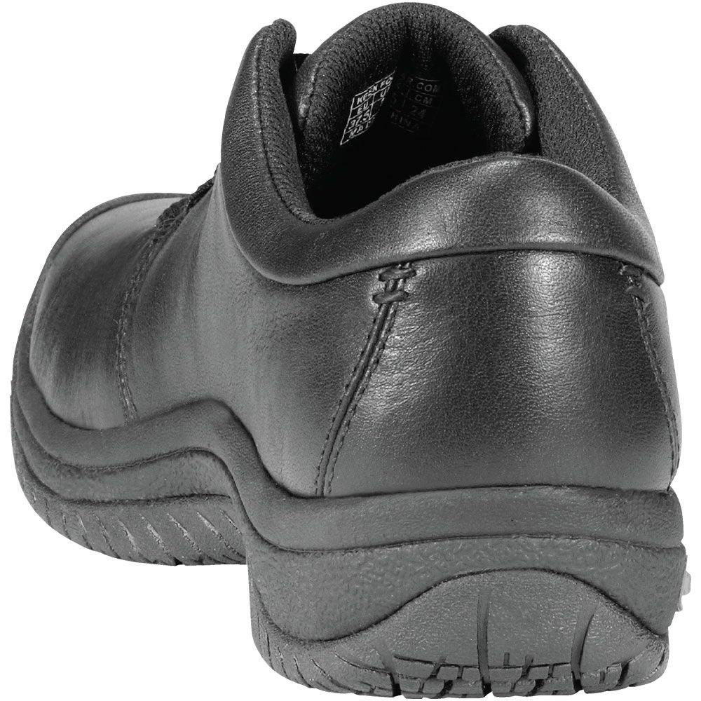 KEEN Utility Ptc Dress Oxford Non-Safety Toe Work Shoes - Womens Black Back View