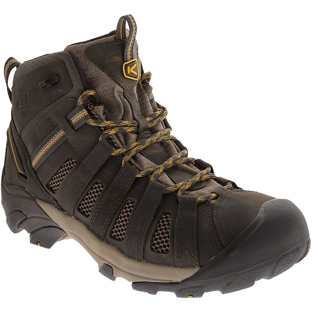 Keen Voyageur Mid Hiking Boots - Mens Raven Tawny Olive