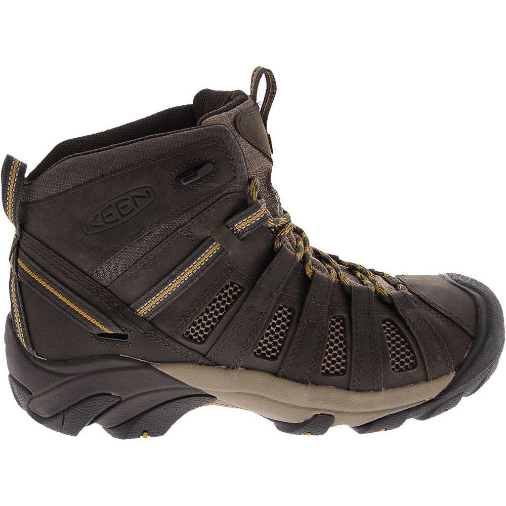 'Keen Voyageur Mid Hiking Boots - Mens Raven Tawny Olive