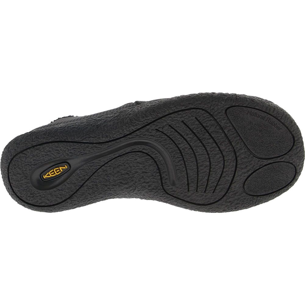 KEEN Howser 2 Slip on Casual Shoes - Womens Triple Black Sole View