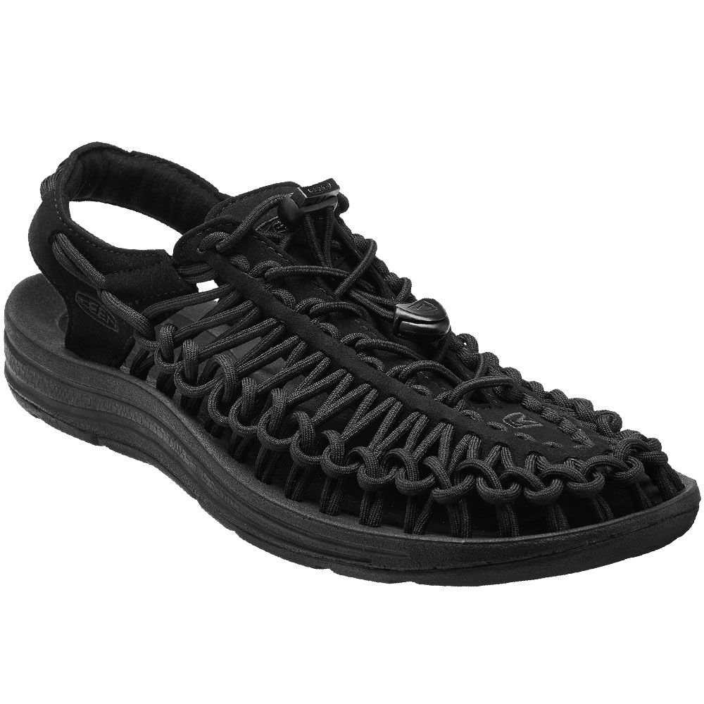 KEEN Uneek Monochrome Outdoor Sandals - Womens Black Black