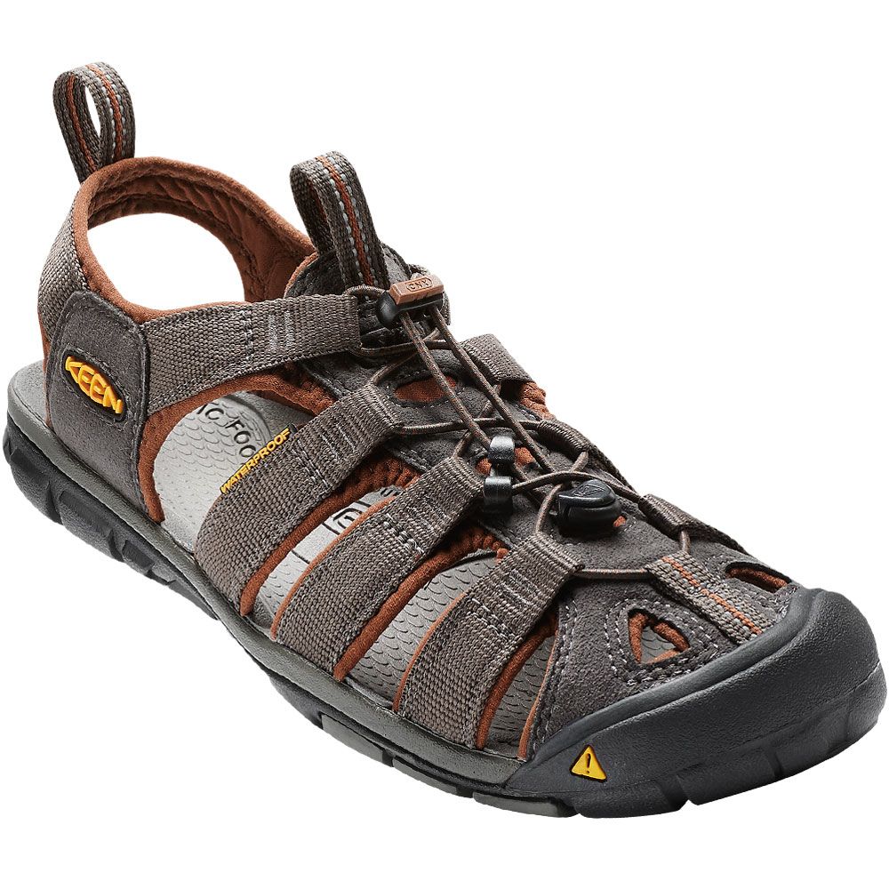 KEEN Clearwater Cnx Outdoor Sandals - Mens Raven Tortoise Shell