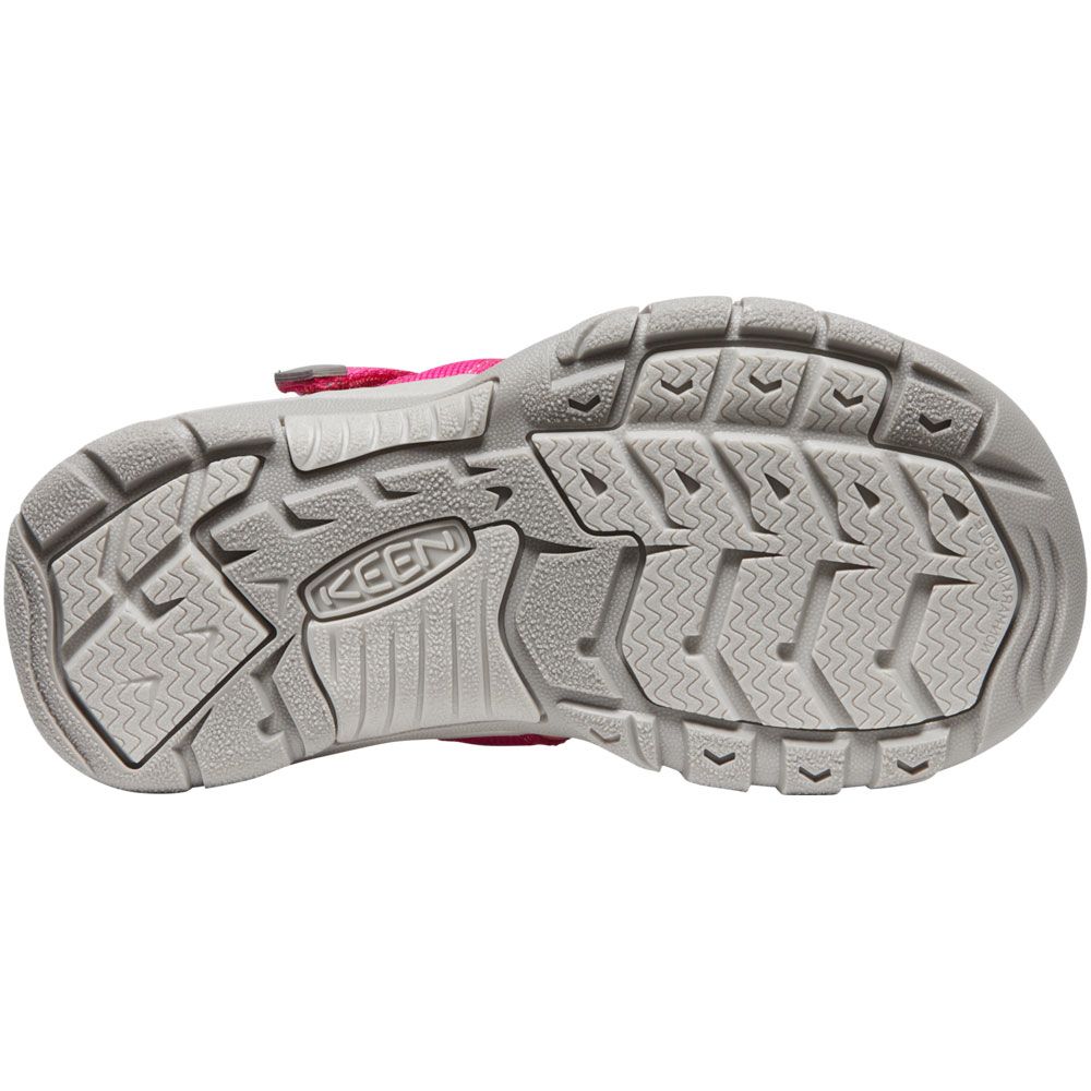 KEEN Newport H2 Outdoor Sandal - Boys | Girls Verry Berry Fusion Coral Sole View