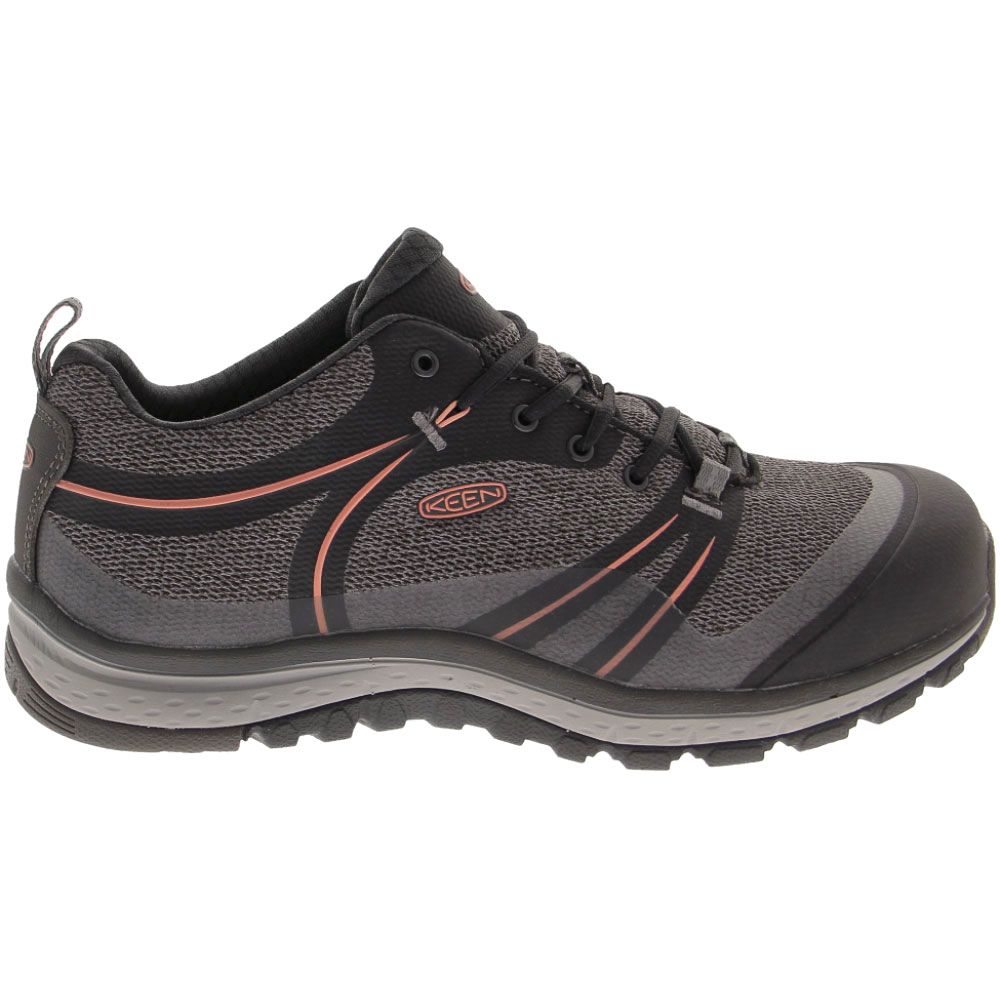 KEEN Utility Sedona Low Safety Toe Work Shoes - Womens Raven Rose Dawn