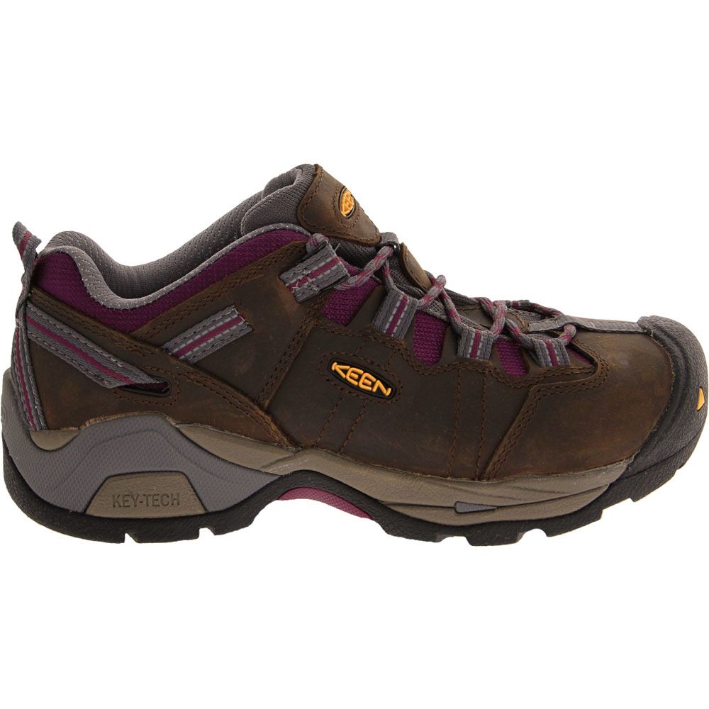 'KEEN Utility Detroit Xt Low Wmns Safety Toe Work Shoes - Womens Brown