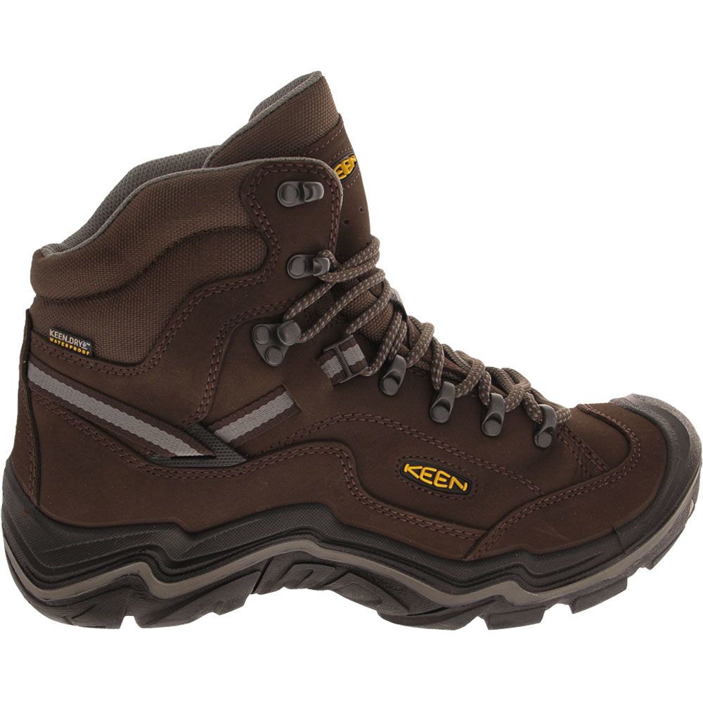 KEEN Durand 2 Mid Hiking Boots - Mens Brown Side View