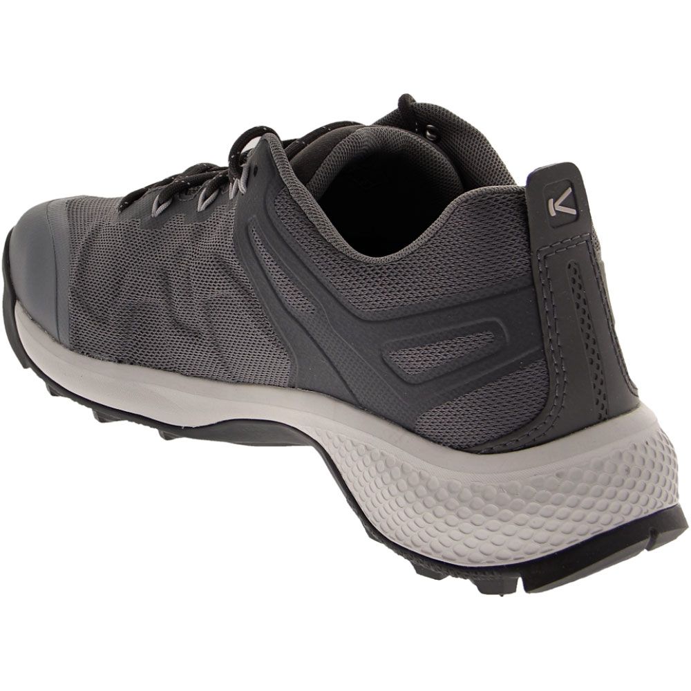 KEEN Explore Vent Hiking Shoes - Mens Magnet Steel Grey Back View