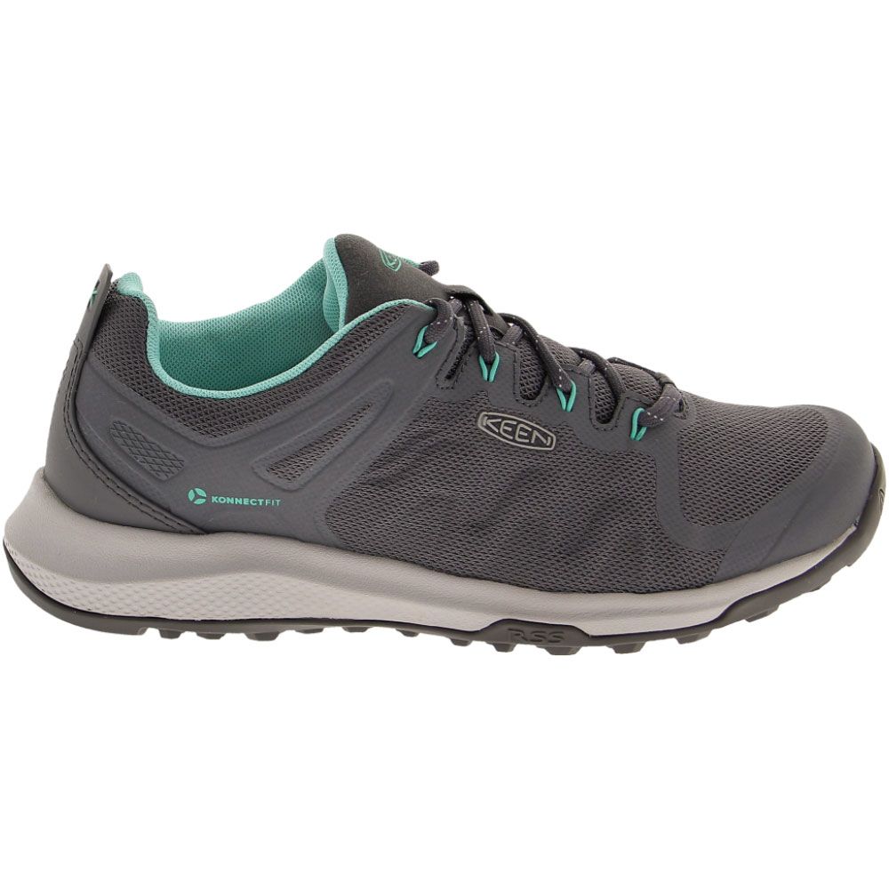 KEEN Explore Vent Hiking Shoes - Womens Grey Side View