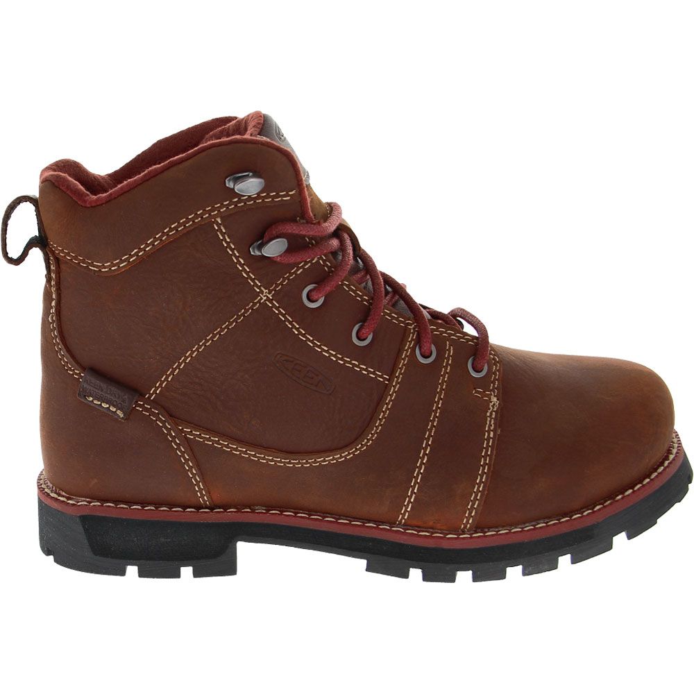 KEEN Utility Seattle H2O Safety Toe Work Boots - Womens Gingerbread Black
