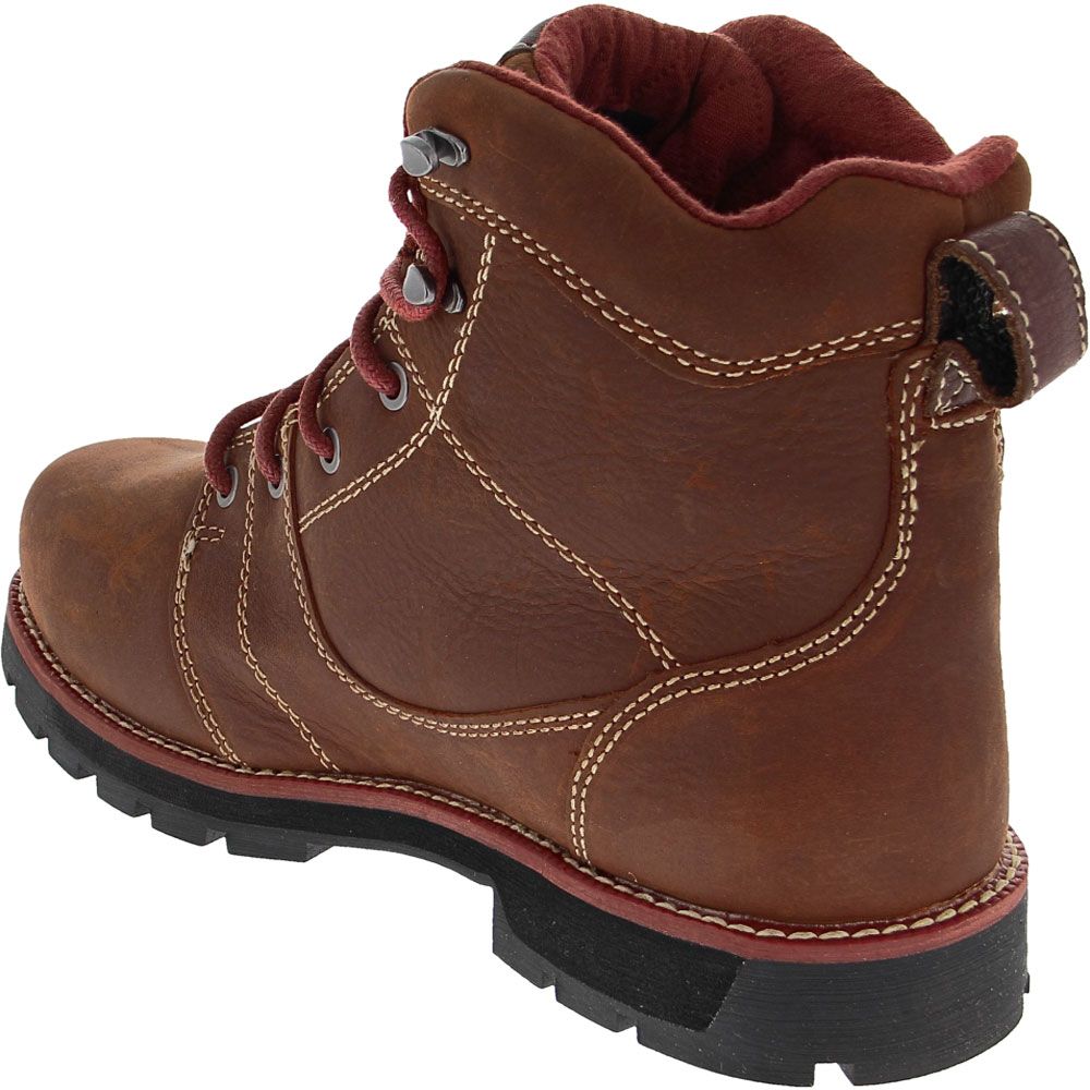 KEEN Utility Seattle H2O Safety Toe Work Boots - Womens Gingerbread Black Back View