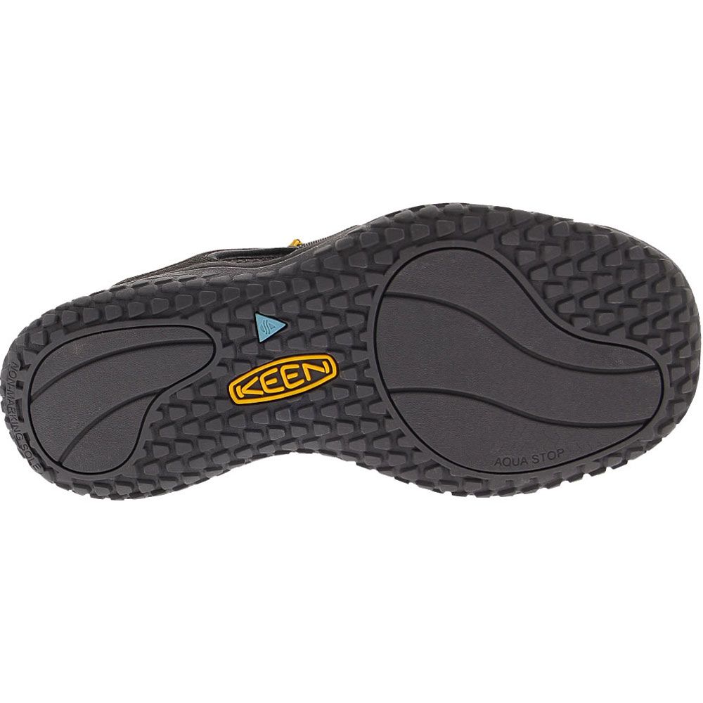 KEEN Solr Sandal Sandals - Mens Black Gold Sole View