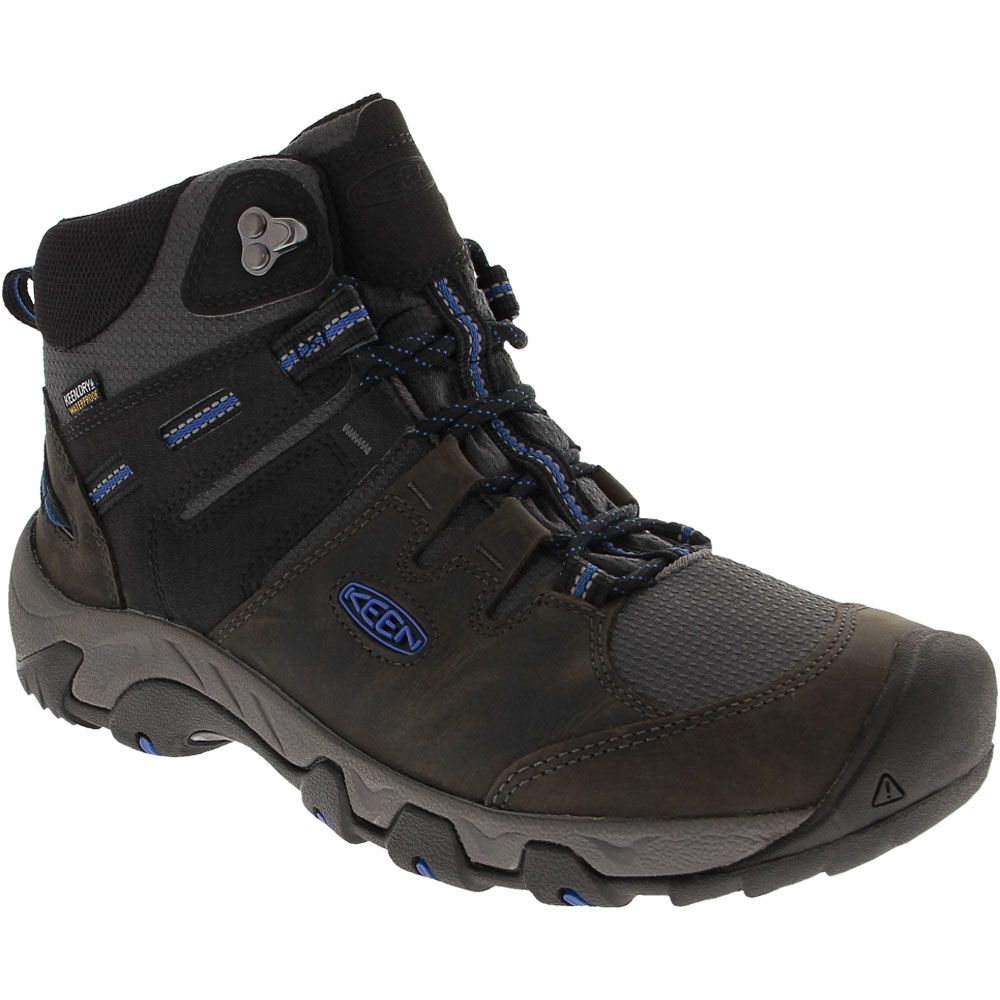 KEEN Steens Mid Wp Hiking Boots - Mens Magnet Sky Diver