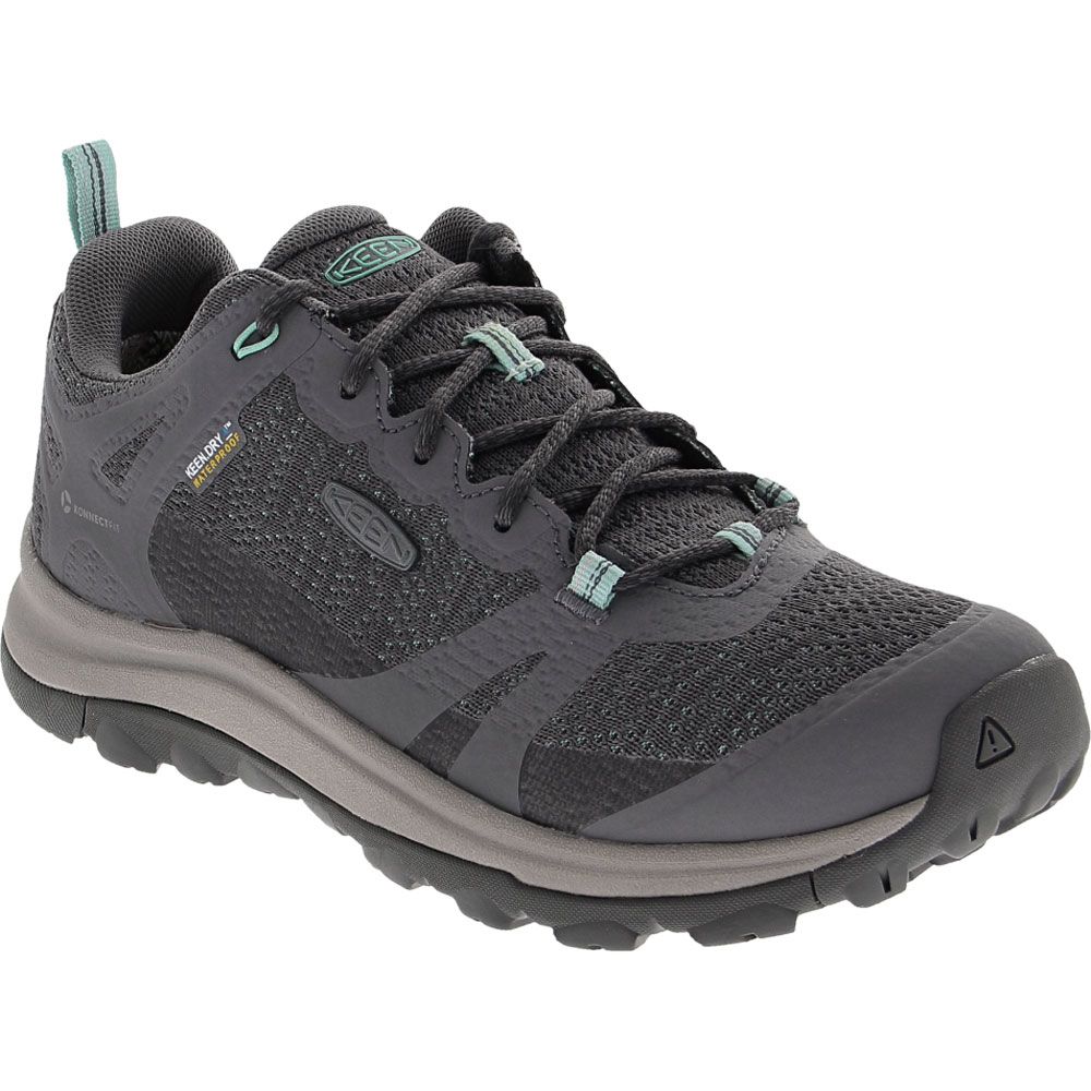 KEEN Terradora 2 Wp Waterproof Hiking Shoes - Womens Steel Grey Ocean Wave