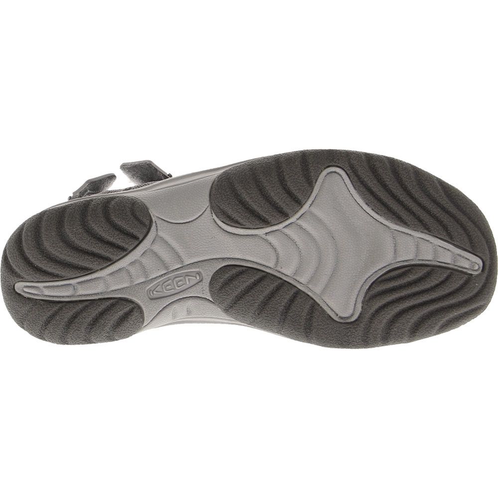 KEEN Kira Ankle Strap Sandals - Womens Steel Grey Sole View