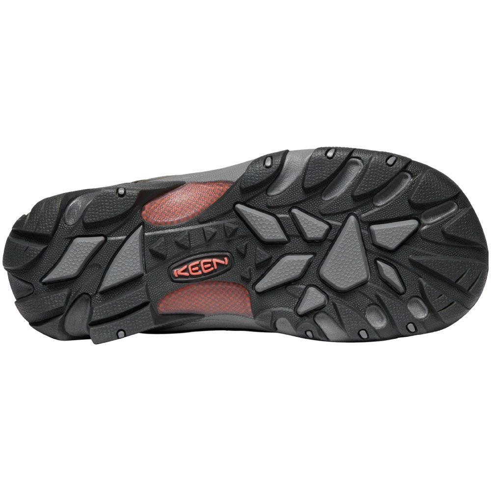 KEEN Targhee 2 Wp Waterproof Hiking Shoes - Womens Magnet Coral Sole View