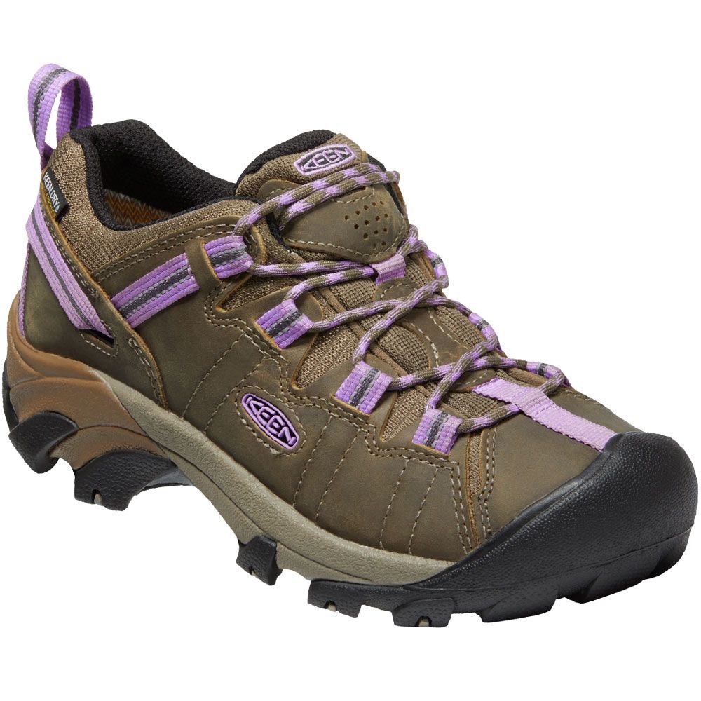 KEEN Targhee 2 Wp Waterproof Hiking Shoes - Womens Timberwolf English Lavender