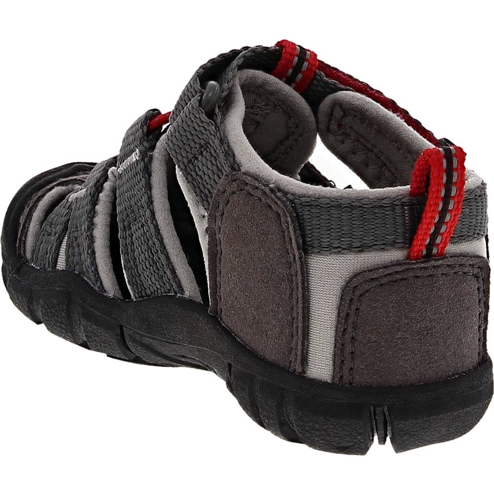 KEEN Seacamp II CNX Toddler Sandals Magnet Red Back View