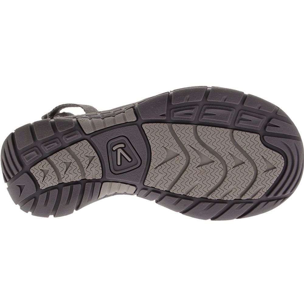 KEEN Ravine H2 Outdoor Sandals - Womens Grey Sole View