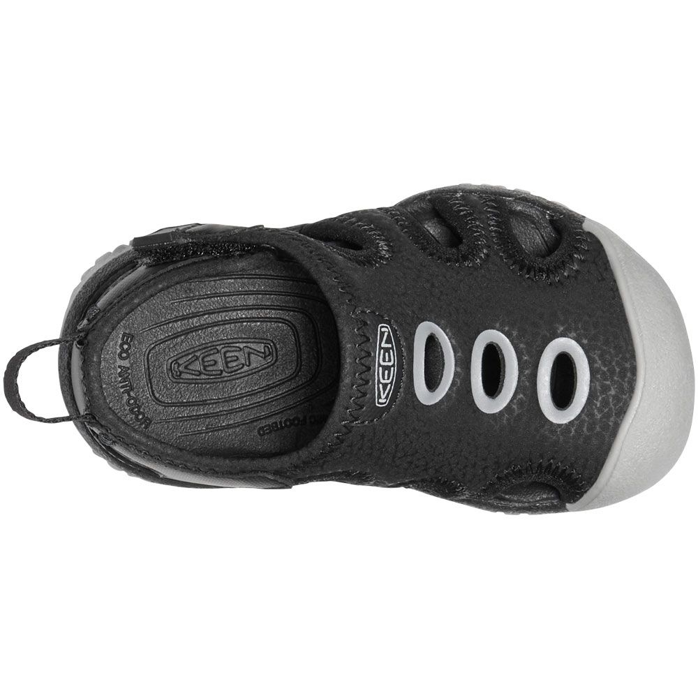 KEEN Stingray Sandals - Baby Toddler Black Back View