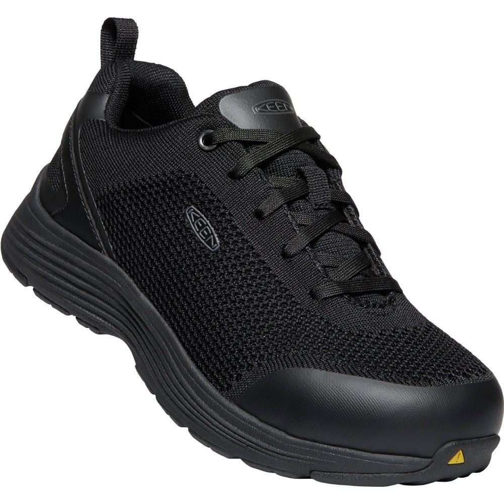 KEEN Utility Sparta Low Safety Toe Work Shoes - Womens Black Black
