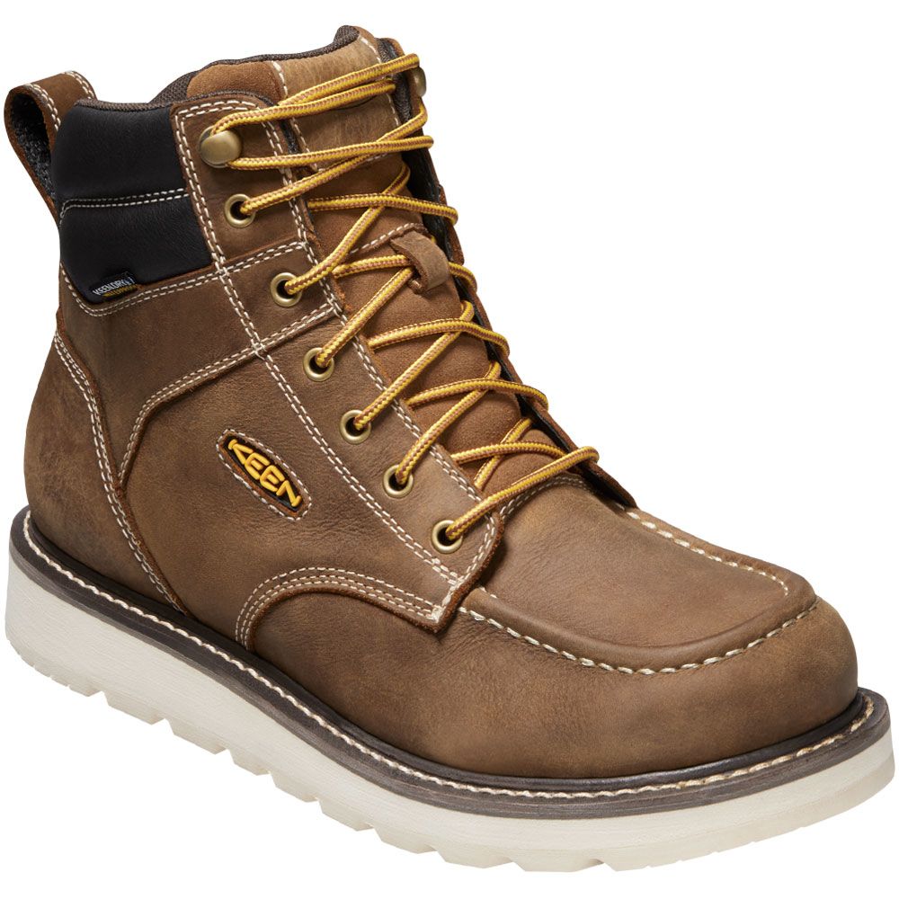 KEEN Cincinnati 6" Wp Non-Safety Toe Work Boots - Mens Brown