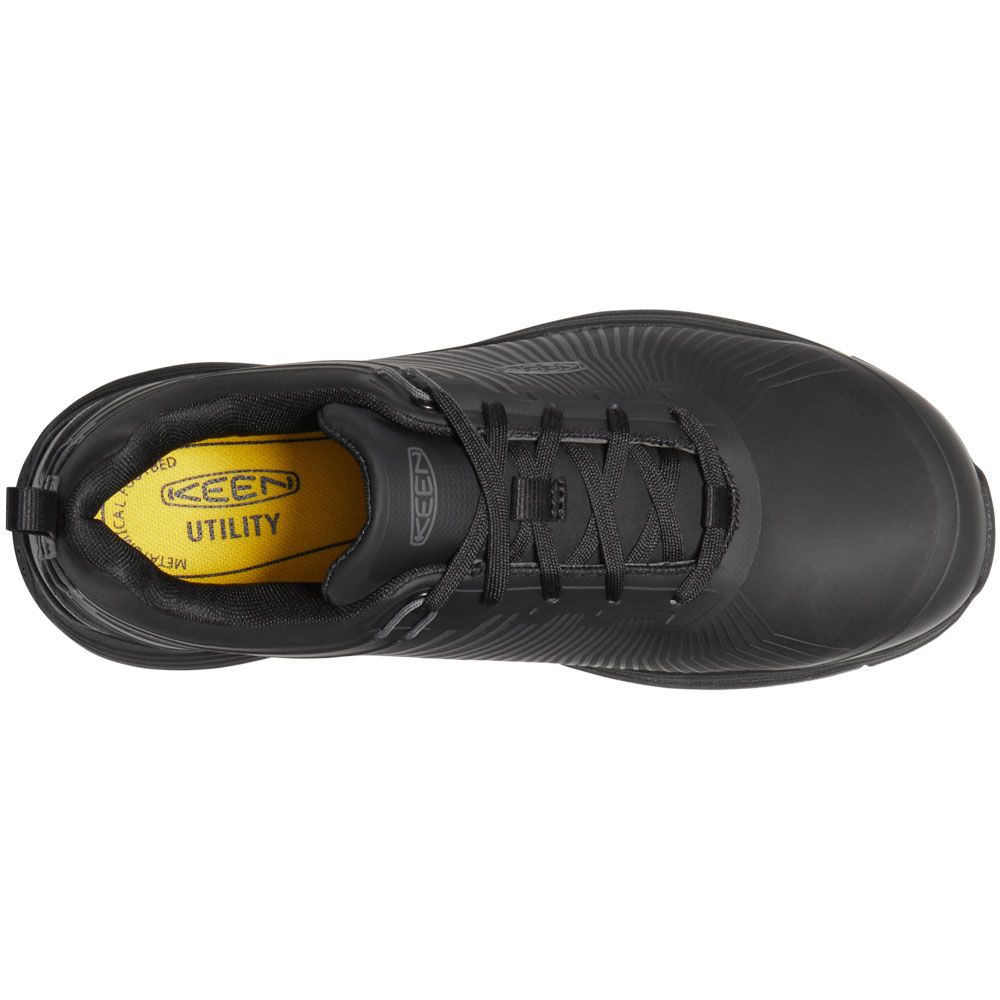 KEEN Sparta 2 Xt At Safety Toe Work Shoes - Mens Black Back View