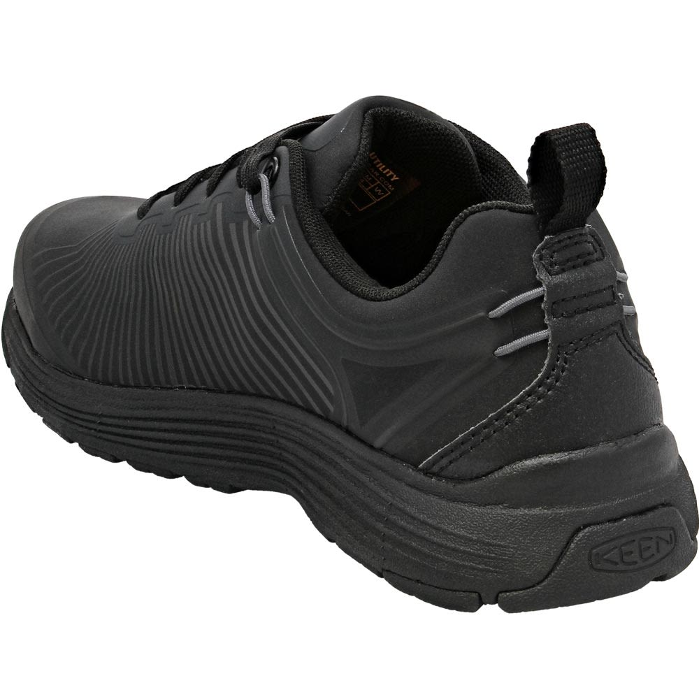 KEEN Utility Sparta Xt Safety Toe Work Shoes - Womens Black Back View