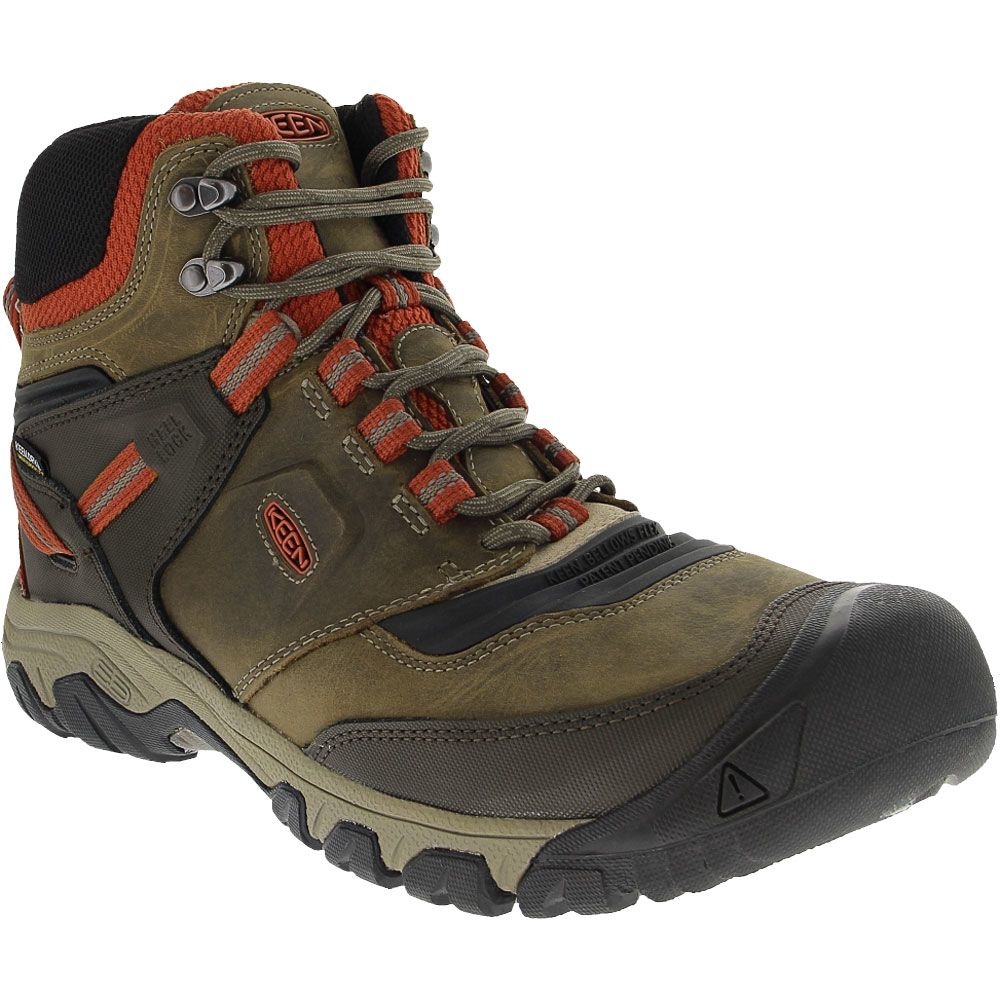 KEEN Ridge Flex Mid Wp Hiking Boots - Mens Brown