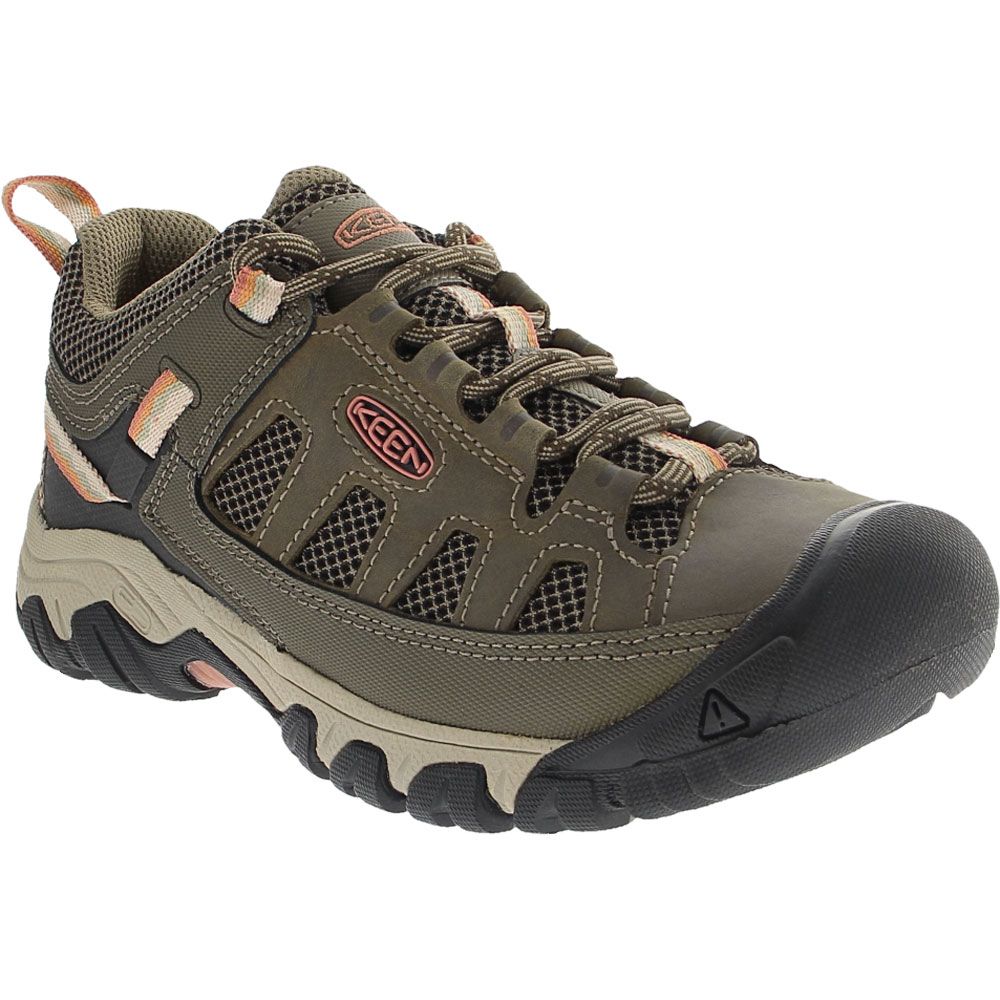 KEEN Targhee Vent Hiking Shoes - Womens Stone Grey Brick Dust