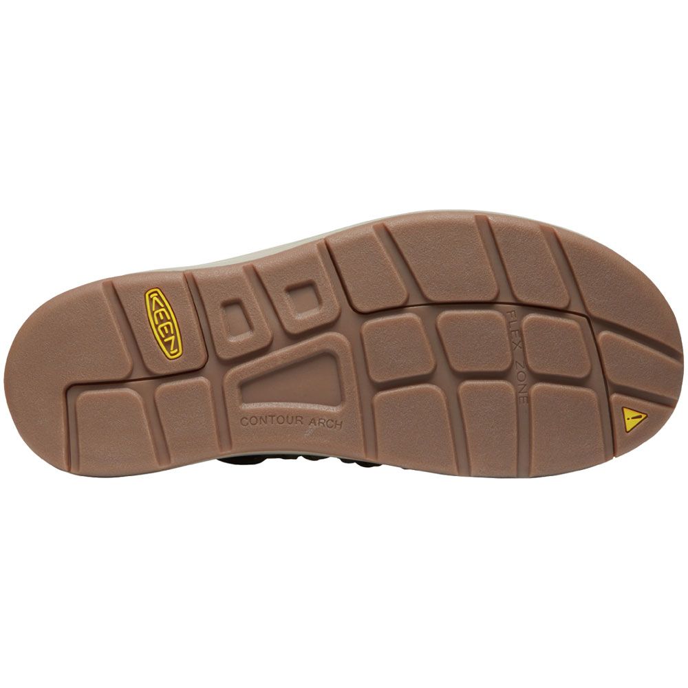 KEEN Uneek Water Sandals - Mens Timberwolf Plaza Taupe Sole View