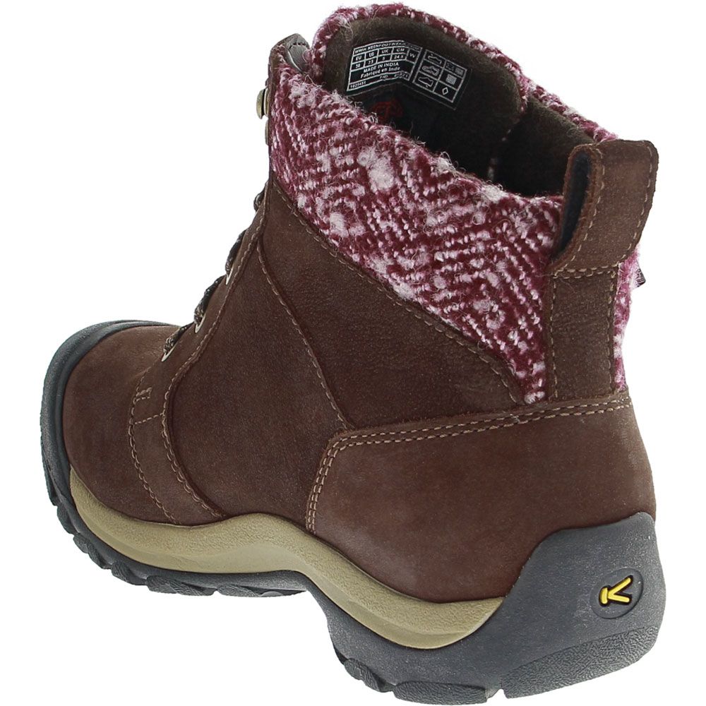 KEEN Kaci 2 Winter Mid Winter Boots - Womens Chestnut Brindle Back View