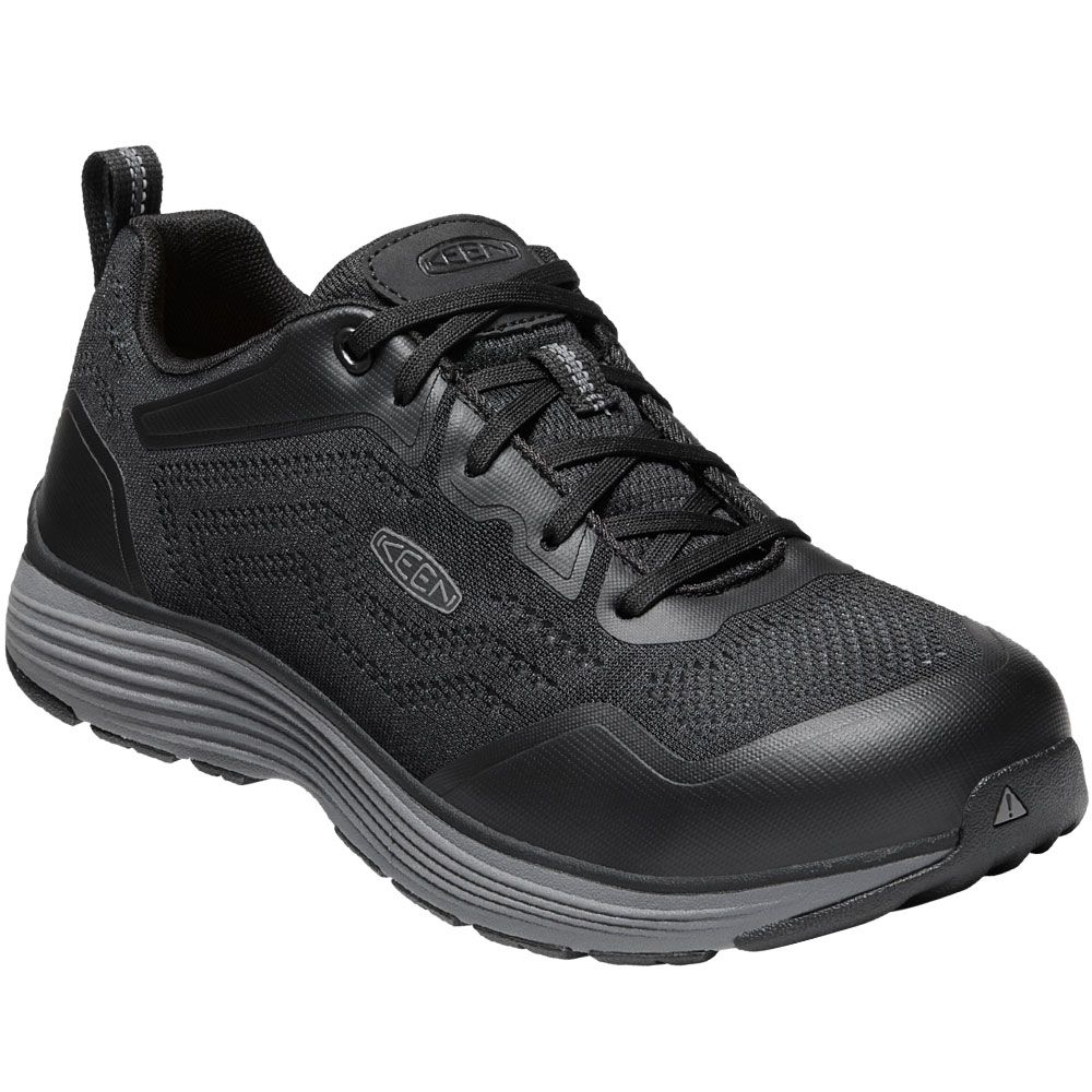 KEEN Utility Sparta 2 Mens Safety Toe Work Shoes Steel Grey Black