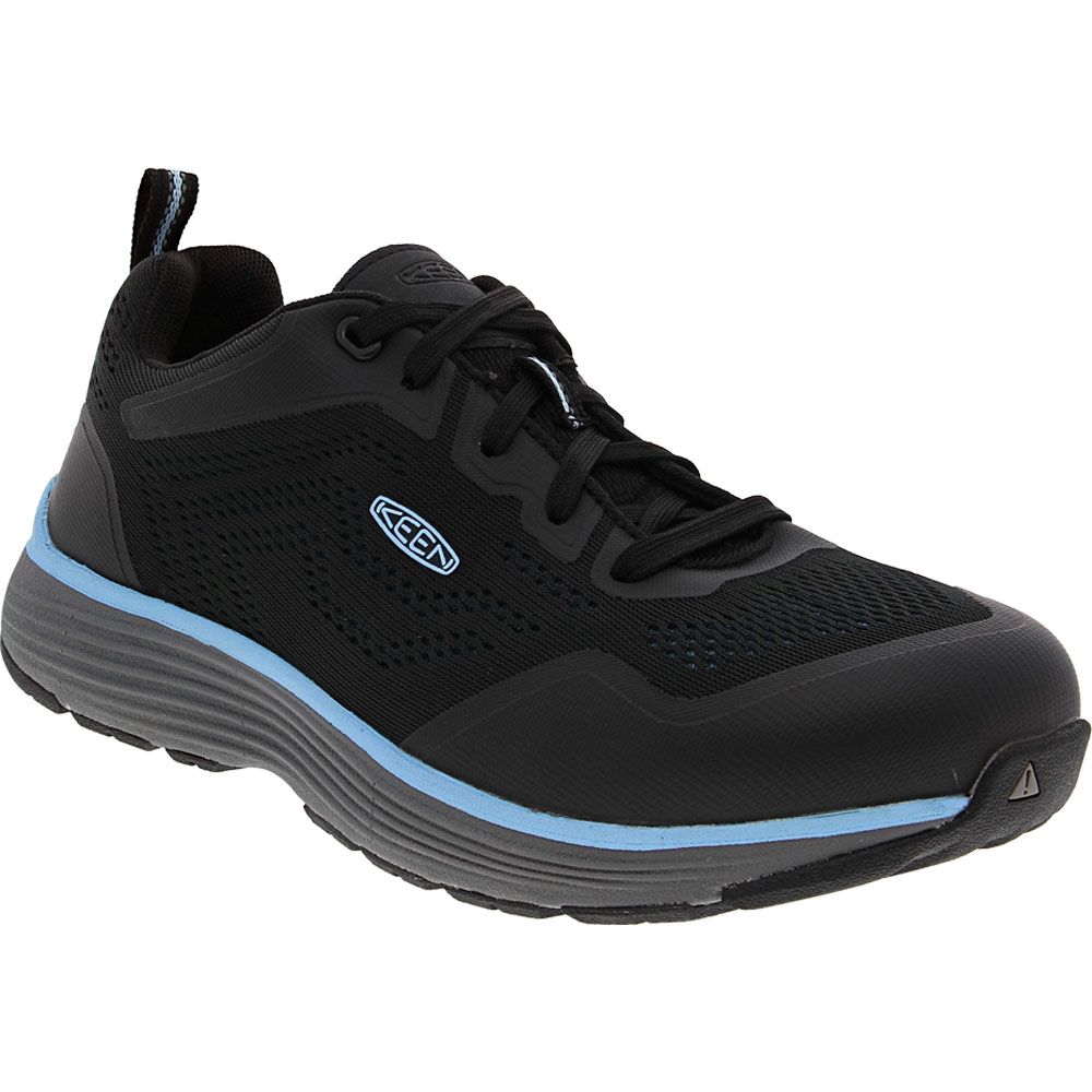KEEN Utility Sparta 2 Safety Toe Work Shoes - Womens Airy Blue Black