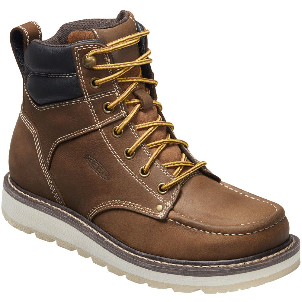 KEEN Utility Cincinnati 6" Non-Safety Toe Work Boots - Mens Belgian Sandshell