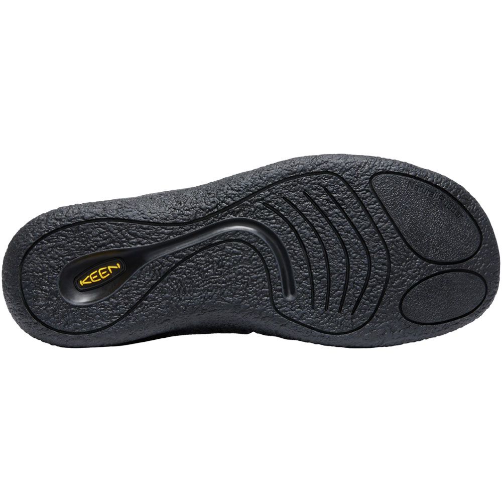 KEEN Howser 2 Slippers - Mens Charcoal Grey Felt Black Sole View