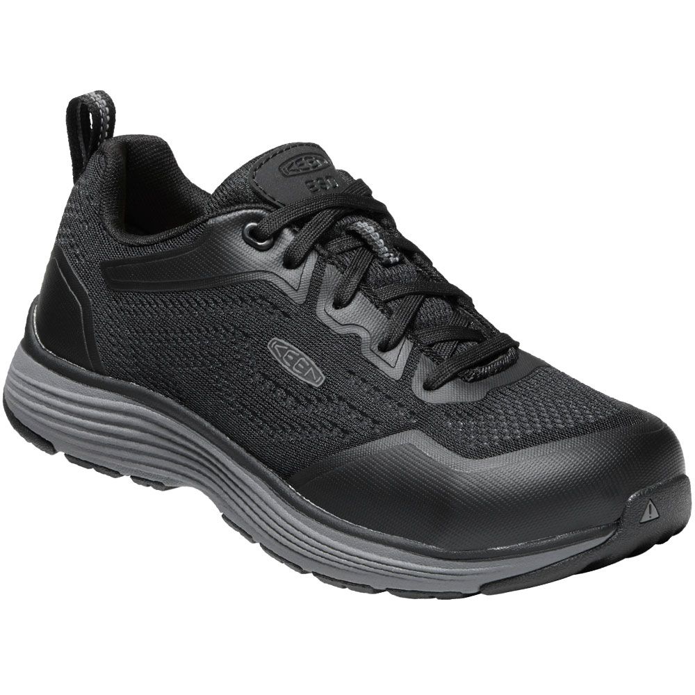 KEEN Utility Sparta 2 ESD Aluminum Toe Work Shoes - Womens Steel Grey Black
