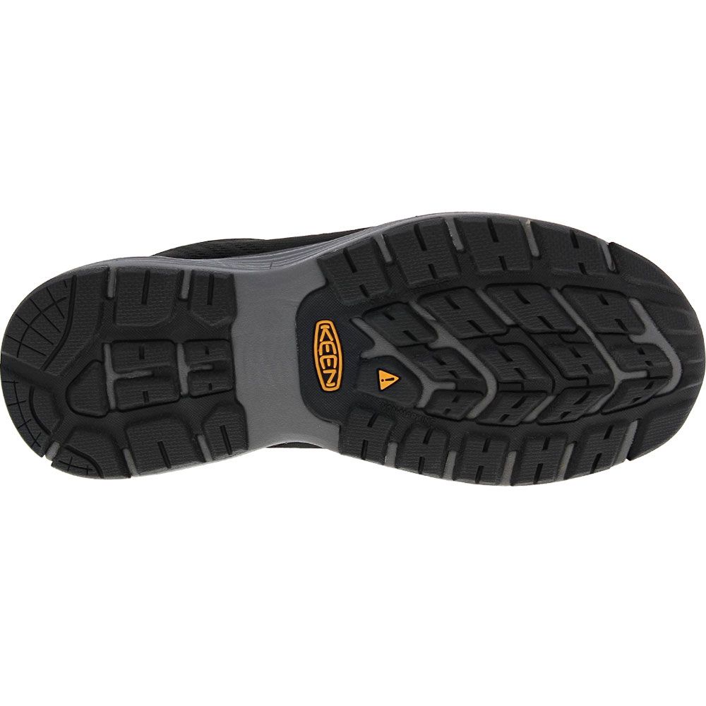 KEEN Utility Sparta 2 Non-Safety Toe Work Shoes - Mens Black Sole View